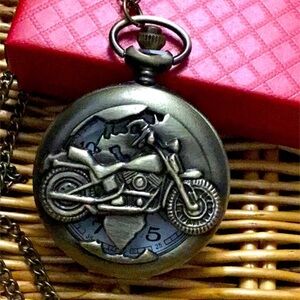 Motorcycle Pocket Watch